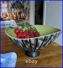 RARE Beautiful MCM Vintage Upsala Ekeby Calypso Bowl by Mari Simmulson Nr 4286