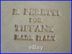 RARE / HTF Vintage ELSA PERETTI Terracotta Bowl withLid TIFFANY No Tassel Italy 5