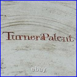 RARE IMARI Large Turner's Patent Ironstone Water Lily 16 Platter c. 1805