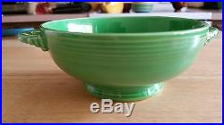 RARE Medium Green Vintage Fiestaware Fiesta 1950's Cream Soup Bowl