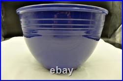RARE Original Homer Laughlin Fiesta Ware Cobalt Blue Mixing Bowl #7 NO RINGS