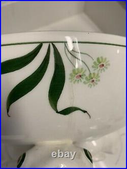 RARE VINTAGE TIFFANY & CO White Green Frog Bowl Este CERAMICHE Made in ITALY