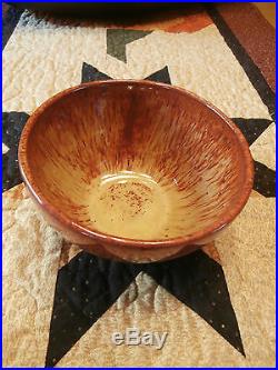 Rare Vintage Waco Pottery Bowlhand Madekentuckybeautiful Earth Tone Colors