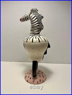 RARE Vintage Garson Pakele Figural Ceramic Lidded Bowl Cup 11