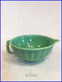RARE Vintage Gladding Mcbean-Franciscan Cocinero Tropico Green Batter Bowl