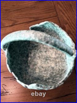 ROSEVILLE Vintage Pottery Basket And Bowl 1954