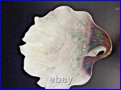 RS Prussia Mold 703 Lily of the Valley Tiffany Finish Bowl Set + Royal Bayreuth