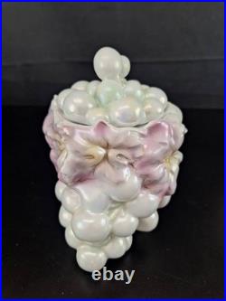 RS Prussia Mold 703 Lily of the Valley Tiffany Finish Bowl Set + Royal Bayreuth