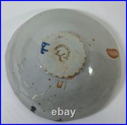 Raku Art Pottery Footed Bowls Handmade Signed Sylvia Richardson Set of 3 VTG'79