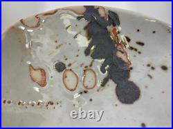 Raku Art Pottery Footed Bowls Handmade Signed Sylvia Richardson Set of 3 VTG'79