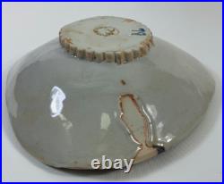 Raku Art Pottery Footed Bowls Handmade Signed Sylvia Richardson Set of 3 VTG'79