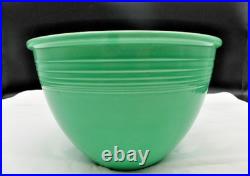 Rare Antique Fiesta Ware ORIGINAL Green Mixing Bowl #6 INSIDE RINGS 1936-1938