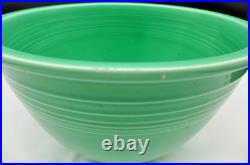Rare Antique Fiesta Ware ORIGINAL Green Mixing Bowl #6 INSIDE RINGS 1936-1938