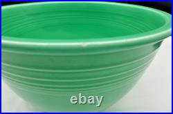 Rare Antique Fiesta Ware ORIGINAL Green Mixing Bowl #6 INSIDE RINGS 1936-1938 Rare Antique Fiesta Ware ORIGINAL Green Mixing Bowl #6 INSIDE RINGS 1936-1938