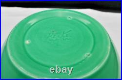 Rare Antique Fiesta Ware ORIGINAL Green Mixing Bowl #6 INSIDE RINGS 1936-1938
