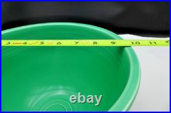 Rare Antique Fiesta Ware ORIGINAL Green Mixing Bowl #6 INSIDE RINGS 1936-1938