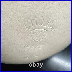 Rare Blue & Green Gulfstream Bowl #4013 by Fong Chow of Glidden Pottery Signed