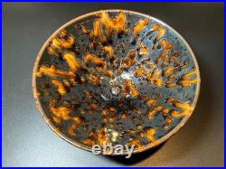 Rare China Vintage Jizhou Kiln Porcelain Tortoiseshell Glaze Bowl