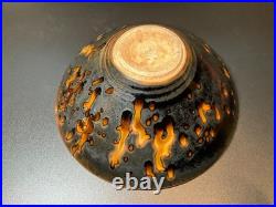 Rare China Vintage Jizhou Kiln Porcelain Tortoiseshell Glaze Bowl