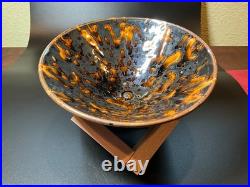 Rare China Vintage Jizhou Kiln Porcelain Tortoiseshell Glaze Bowl