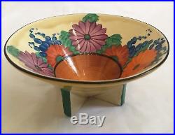 Rare Clarice Cliff Gayday Conical Sugar Bowl Bizarre Original Vintage Art Deco