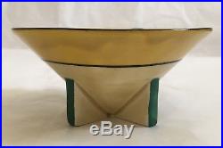 Rare Clarice Cliff Gayday Conical Sugar Bowl Bizarre Original Vintage Art Deco