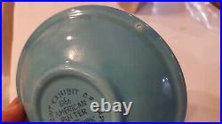 Rare Fiesta four Seasons SUMMER BLUE bowl 1940 American Potter Plate Worlds Fair