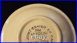 Rare Fiesta four Seasons WINTER WHITE bowl 1940 American Potter World's Fair