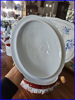 Rare J. W. K. Bavaria Germany Porcelain Tureen Vegetable Bowl
