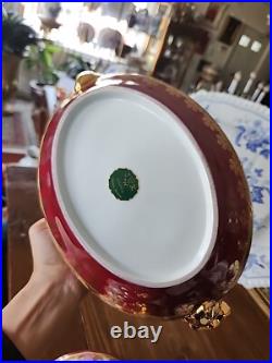 Rare J. W. K. Bavaria Germany Porcelain Tureen Vegetable Bowl