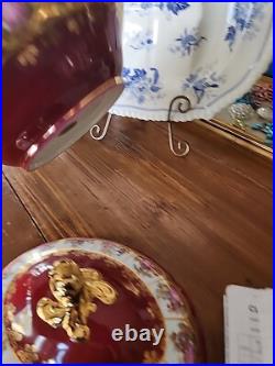 Rare J. W. K. Bavaria Germany Porcelain Tureen Vegetable Bowl