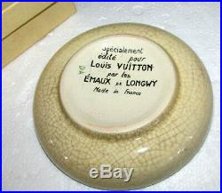 Ultra RARE Vintage LOUIS VUITTON Longwy Bowl Display Ashtray