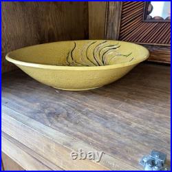 Rare Vintage 14 California Pottery Rooster Bowl #1065