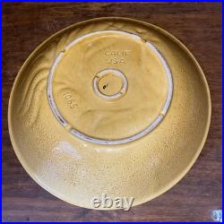 Rare Vintage 14 California Pottery Rooster Bowl #1065