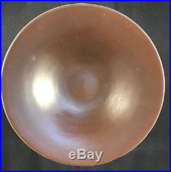 Rare! Vintage 572 Rumrill Redwing Pottery 2 Piece Centerpiece Art Deco Bowl Base