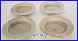 Rare Vintage Ceramic Soup Bowls (set Of 4) Signed Made In France