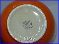 Rare Vintage Clarice Cliff Fantasque Bizarre Orange Melons Pattern Bowl