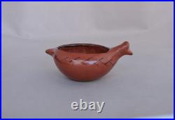 Rare Vintage Maricopa Bird Effigy Pot Bowl 5 3/4 Long x 2 1/2 High