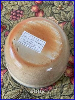 Rare Vintage Monroe Salt Works Pottery HTF Frog Serving or Mixing Bowl