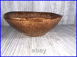 Rare Vintage Sedona Artist Valenty Zaharek Of Oak Creek Pottery 10 Bowl 1950's