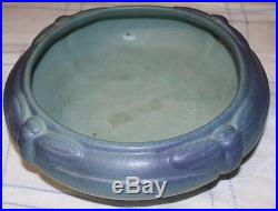 Rare Vintage Van Briggle Dragonfly Bowl 8 1/2 Turquoise Free Shipping