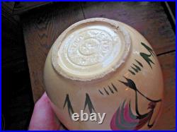 Rare Vintage WATT POTTERY ROOSTER 9 Mixing Bowl #65 Stoneware Pottery USA