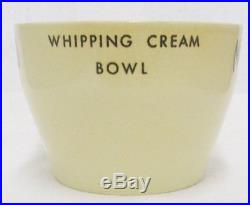 Red Wing Pottery Vintage Marigold Whipping Cream Bowl