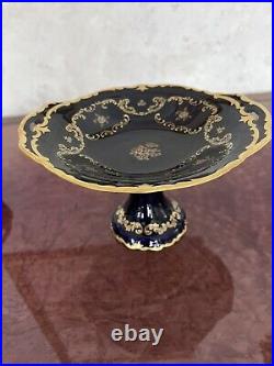 Reichenbach Echt Kobalt Blue Porcelain Bowl Made in Germany