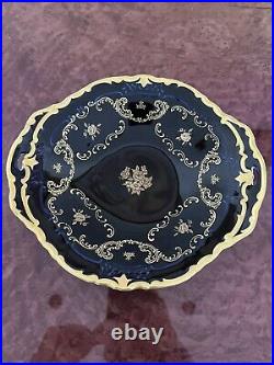 Reichenbach Echt Kobalt Blue Porcelain Bowl Made in Germany