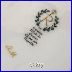 Reichenbach Vintage Fine China Lot Of 4 Cake Stand Platter Bowl Dish Tray GDR