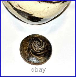 Reinhardt Bros Swirlware Ceramic Clay Pottery Pitchers & Sugar bowl Vtg 30s 40s