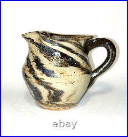 Reinhardt Bros Swirlware Ceramic Clay Pottery Pitchers & Sugar bowl Vtg 30s 40s