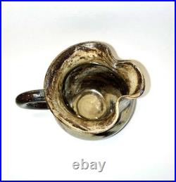 Reinhardt Bros Swirlware Ceramic Clay Pottery Pitchers & Sugar bowl Vtg 30s 40s