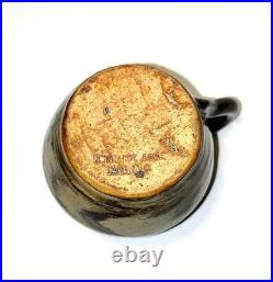 Reinhardt Bros Swirlware Ceramic Clay Pottery Pitchers & Sugar bowl Vtg 30s 40s